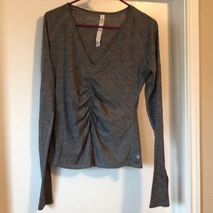 Gray lululemon shirt